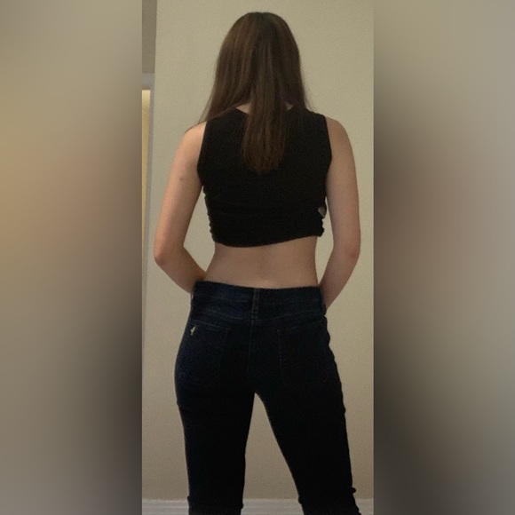 MIH Jeans Dark Skinny Low Waist Jeans - Picture 4 of 4